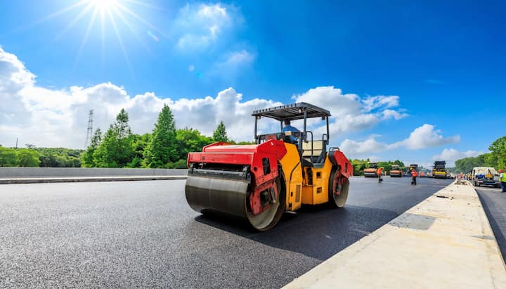 Smooth asphalt paving in Germantown